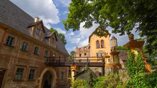 Zamek Grodno dziedziniec dolny