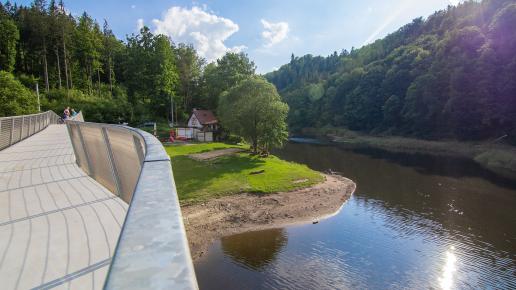 Jezioro Bystrzyckie - most/kładka
