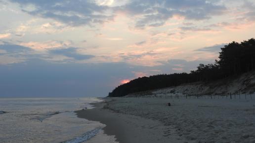 plaża w Wisełce o świcie, Joanna