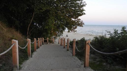zejście na plażę w Wisełce, Joanna
