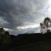 widok z grodziska w Samborach, Joanna