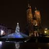 Świąteczny Kraków nocą