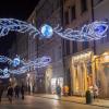 Świąteczny Kraków nocą