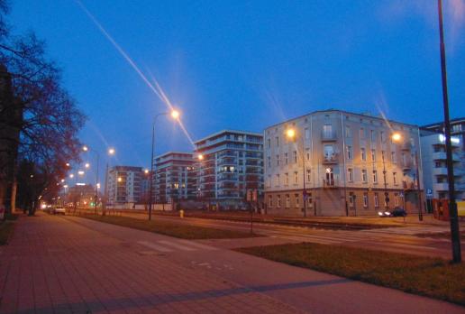 Park, stare i nowe budynki, tomtur