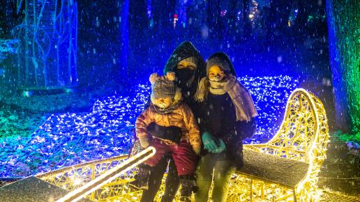 Park Iluminacji na Zamku Topacz