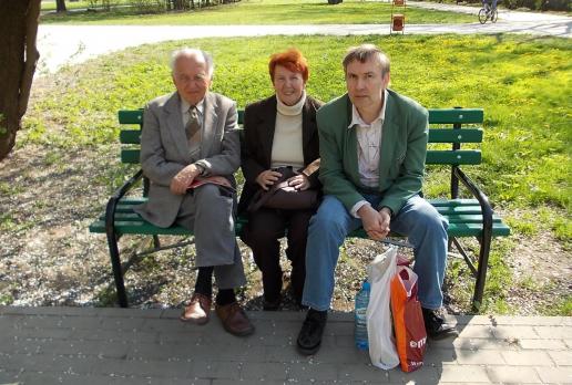 Spacer z Tatą i żoną, 2010, tomtur