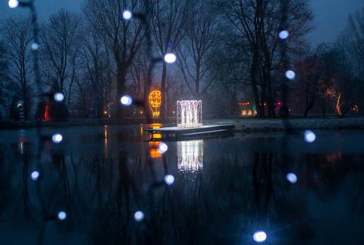 Park Iluminacji na Zamku Topacz