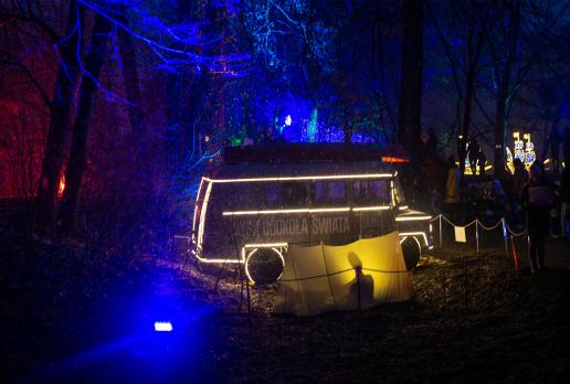 Park Iluminacji na Zamku Topacz