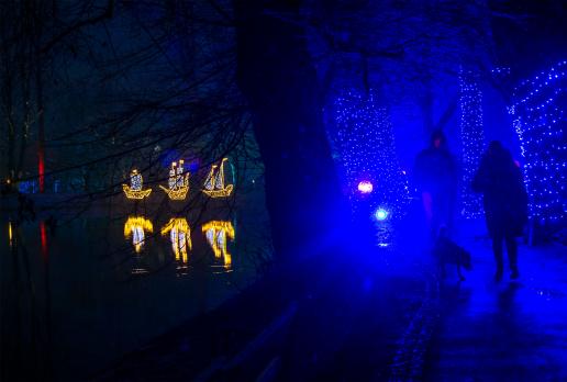 Park Iluminacji na Zamku Topacz