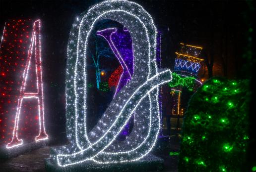 Park Iluminacji na Zamku Topacz