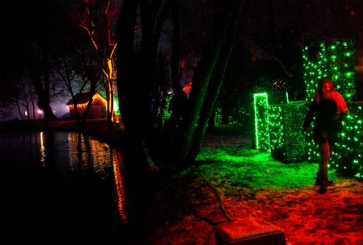 Park Iluminacji na Zamku Topacz
