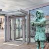 Podziemny Olkusz - wejście do podziemi ratusza