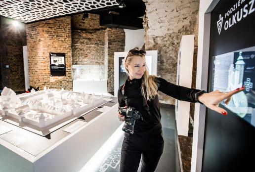 W Podziemnym Olkuszu akurat robił swoje olkuski fotograf - Łukasz Dwornik i tak załapałam się na świetną fotkę