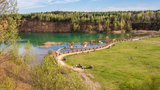 Park Grodek z góry