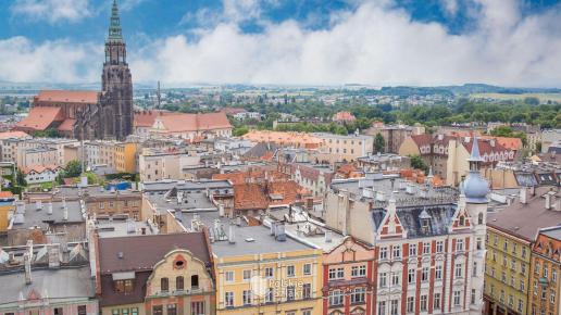 Świdnica - widok z wieży Ratuszowej