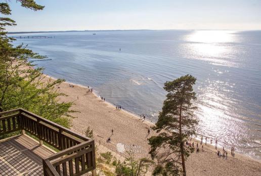 Kawcza Góra - słynne schody na plażę