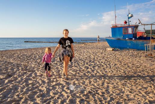 Międzyzdroje - plaża w porcie