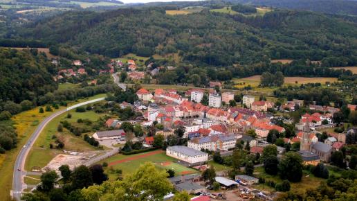 panorama z wieży na Wleń, Magdalena
