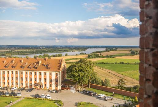 Widok z zamku Gniew