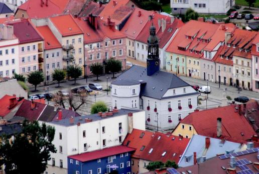 panorama z wieży na Wleń, Magdalena