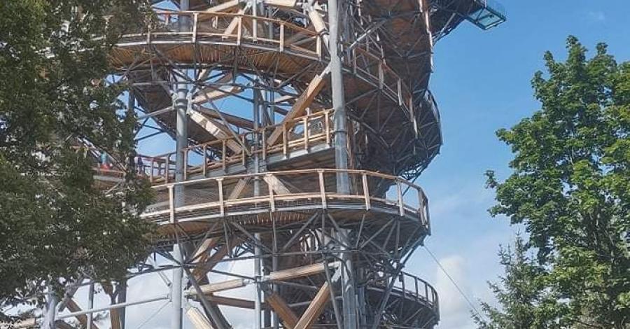 Wieża Sky walk Świeradów Zdrój. - zdjęcie