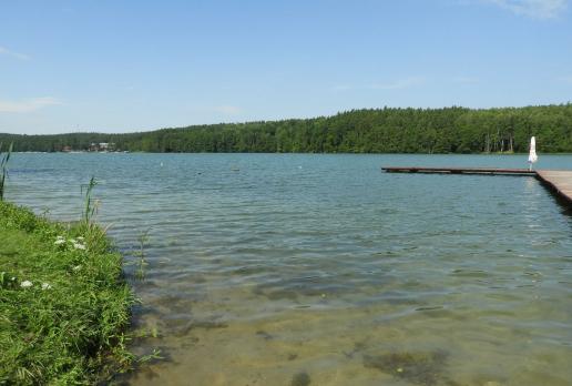 wokół Jeziora Plusznego - plaża Waszeta, Joanna