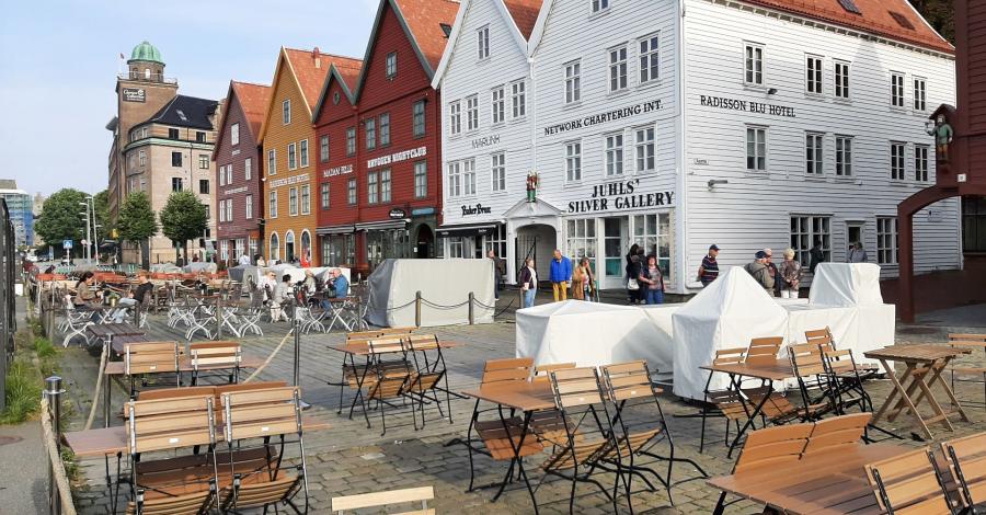 Bergen -Norwegia. - zdjęcie