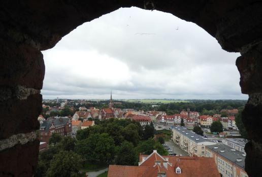 widok na Kętrzyn z wieży kościelnej, Joanna