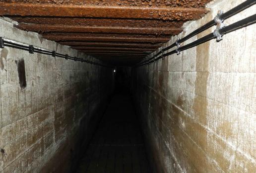 Mamerki - tunel łączący 2 bunkry, Joanna