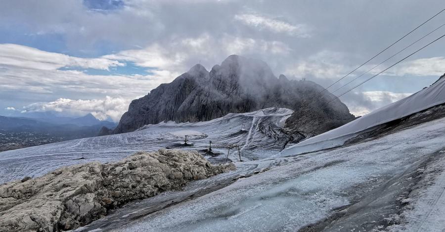 Eurotrip 2021 część 3 - Groźny lodowiec Dachstein, Austria - zdjęcie