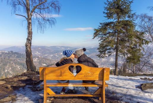 Ławeczka na Krzakoskiej Skale