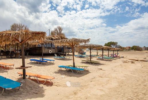 Stavros - zaciszna plaża koło zatoki Greka Zorby
