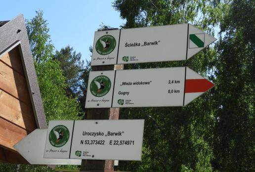 początek ścieżki Barwik, Joanna
