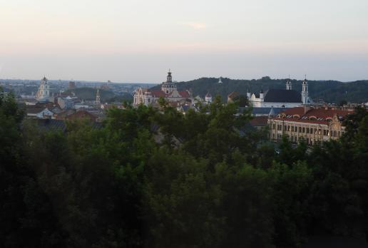 Wilno - widok z hotelu, Joanna