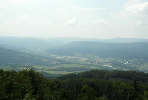 widok z wieży na Cergowej, Joanna