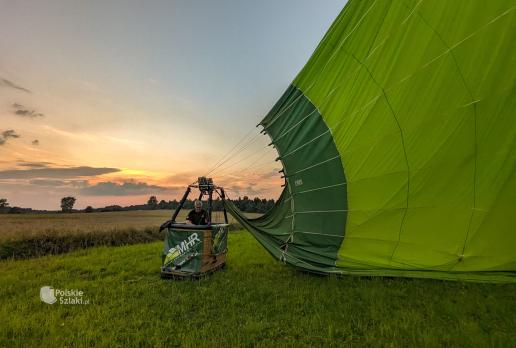Balon kukurydza od Kraków Balloon Team