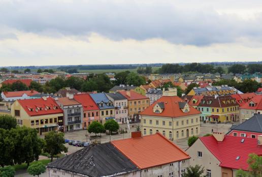 widok z zamkowej wieży, Magdalena
