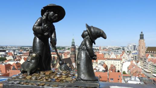 Wrocław, Mostek Pokutnic, Tekla i Martynka, Joanna