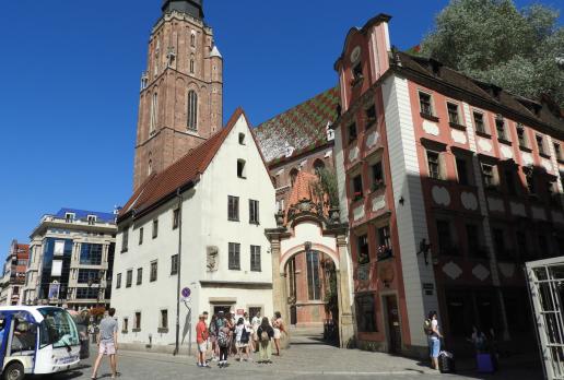 Wrocław, kamienice Jaś i Małgosia, Joanna