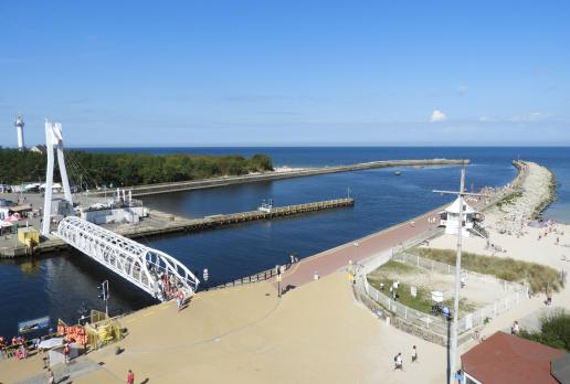 Ustka - widok z latarni, Joanna